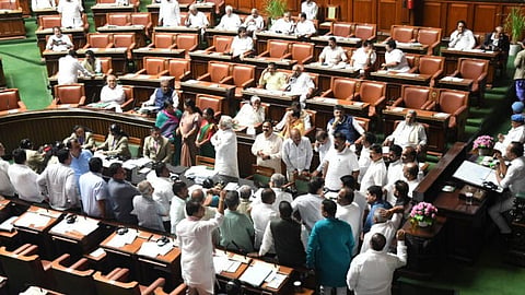 Opposition protest