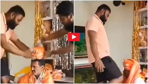 ಬೆಂಗಳೂರು: ವ್ಯಕ್ತಿಯೋರ್ವನನ್ನು ಮನೆಗೆ ಕರೆಸಿ ಸನ್ಮಾನ ಮಾಡಿ, ಹಿಗ್ಗಾಮುಗ್ಗ ಥಳಿಸಿ, ಅಶ್ಲೀಲ ಪದಗಳಿಂದ ನಿಂದನೆ; ವಿಡಿಯೋ ವೈರಲ್!