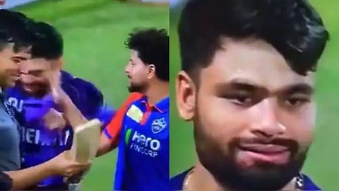 Kuldeep Yadav slaps Rinku Singh