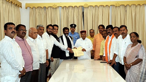 ರಾಜ್ಯಪಾಲರ ಭೇಟಿಯಾದ ಬಿಜೆಪಿ ನಿಯೋಗ
