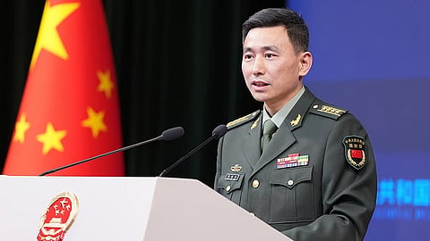Chinese Defence Ministry Spokesperson Sr. Col. Zhang Xiaogang