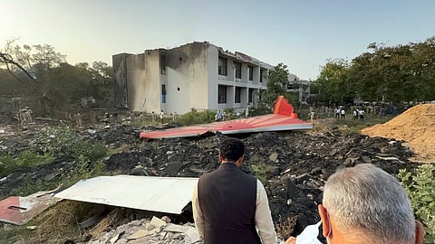 Air India Plane Crash site