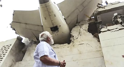 PM Narendra Modi visits Ahmedabad