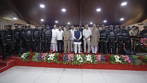 Home Minister G Parameshwara inaugurated the "Special Action Force" (SAF) at Mangaluru on Friday