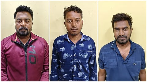 Bank manager, two others held