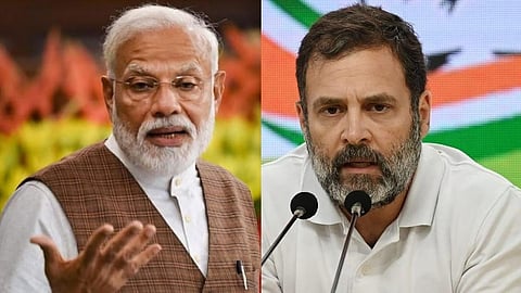 PM modi-Rahul gandhi