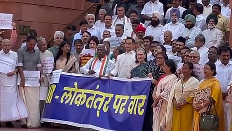 Opposition uproar over Bihar SIR
