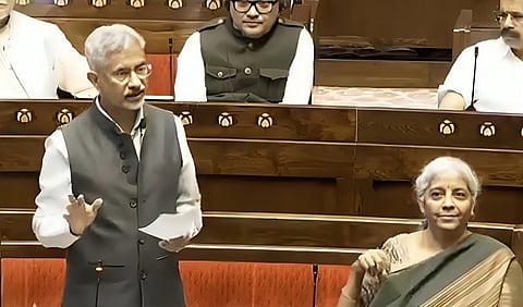 S Jaishankar speaks in Rajya Sabha