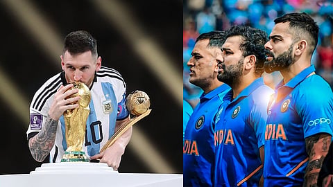 Lionel Messi vs Virat Kohli And MS Dhoni