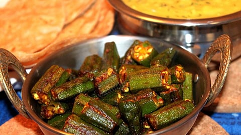 Bhindi pepper fry