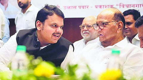 Devendra Fadnavis - Sharad pawar
