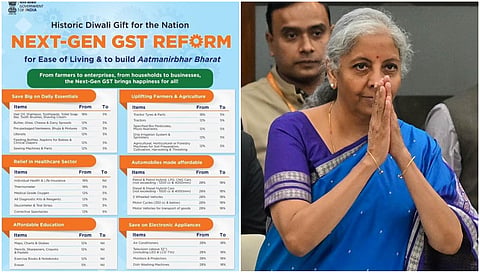 Nirmala Sitharaman in GST council meeting