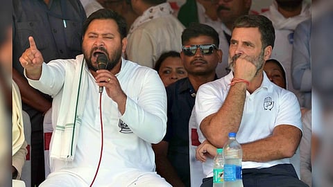Tejashwi Yadav, Rahul Gandhi