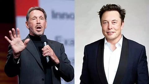 Larry Ellison-Elon musk