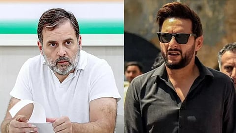 Rahul Gandhi- Shahid Afridi