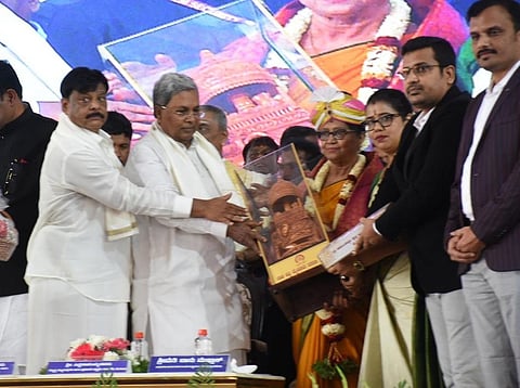 Banu Mushtaq falicitated