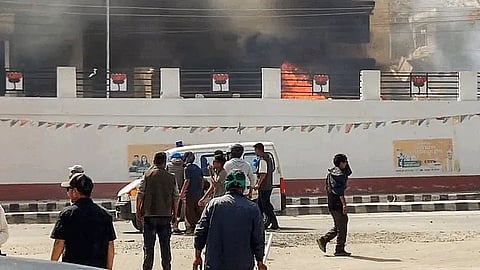 Ladakh statehood protests: BJP office in Leh set on fire