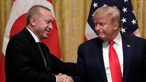DONALD tRUM WITH Turkish President Recep Tayyip Erdogan