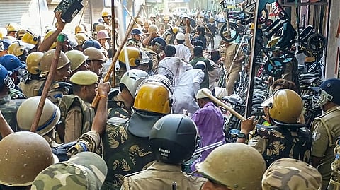 Police, locals clash