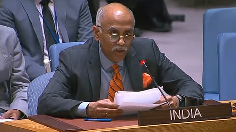 India's Permanent Representative to the United Nations Parvathaneni Harish.