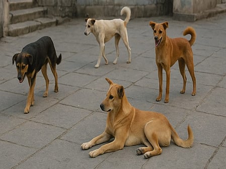 stray dogs