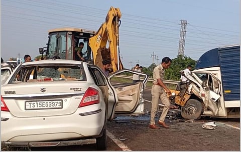 ಭಾಲ್ಕಿ ಸಮೀಪ ಭೀಕರ ಅಪಘಾತ: ಗಾಣಗಾಪುರ ದೇವರ ದರ್ಶನ ಮುಗಿಸಿ ಬರುತ್ತಿದ್ದವರು ಸಾವು