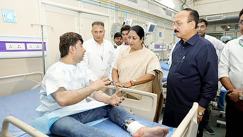 Delhi CM Rekha Gupta and Delhi Minister Ashish Sood