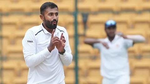 Karnataka won by an innings and 185 runs