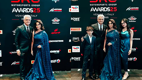 Ajith Kumar with his family