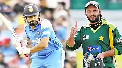 Rohit sharma, shahid afridhi