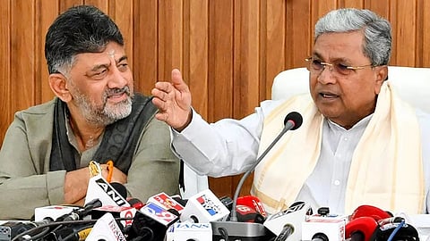 CM Sidaramaiah and DCM D K Shivakumar