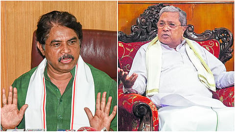 R. Ashok, CM Siddaramaiah Casual Images