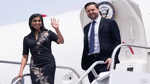 JD Vance with wife usha