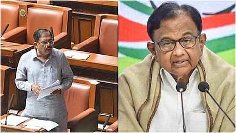 Parameshwar, P Chidambaram casual Images