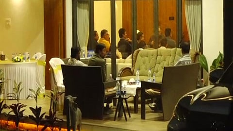 Dinner meeting by D K Shivakumar