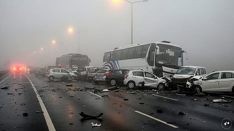 Collided vehicles