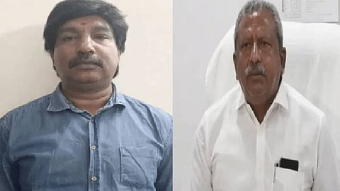 MLA Byrathi Basavaraj With Rowdy sheeter Biklu shivu
