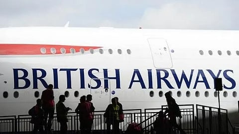 British Airways flight