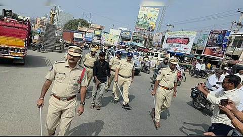 The police paraded the prime accused