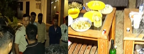 Raid on party