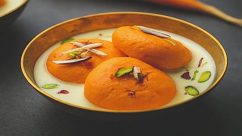 carrot rasmalai