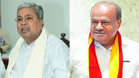 Siddaramaiah and H D Kumaraswamy