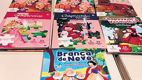 The children’s fairytale books in which the accused had concealed the cocaine