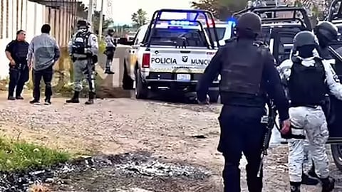 Scene after attack