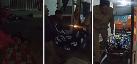 Three minor sisters died after allegedly jumping off the balcony of a ninth-floor flat in Ghaziabad