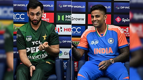 Pakistan captain salman ali agha and India Captain Suryakumar yadav