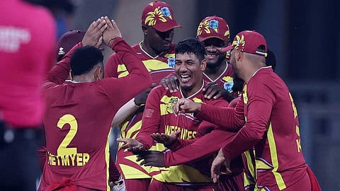 West Indies won by 30 runs against England