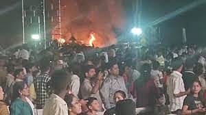 Fire Breaks out at Hampi festival