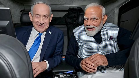 PM Modi with Israel pm