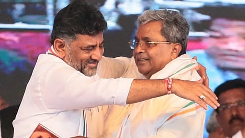 D K Shivakumar and Siddaramaiah